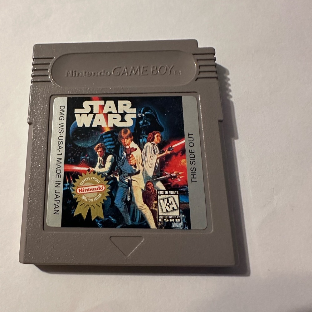 Nintendo Game Boy Star Wars Game Cartridge